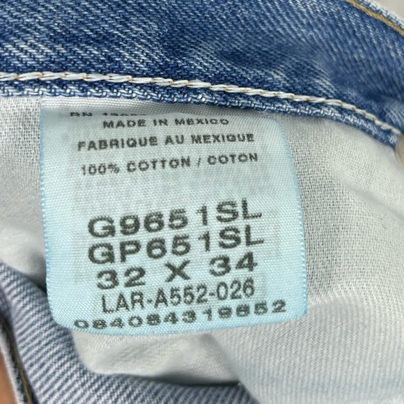 Vintage Wrangler Distressed Denim Jeans Sz 32 - Picture 8 of 8